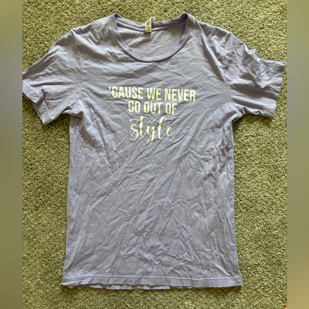 Purple Taylor Swift Quote Tee
